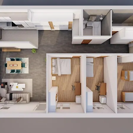 Beautiful Modern Family With Free Parking Appartamento *